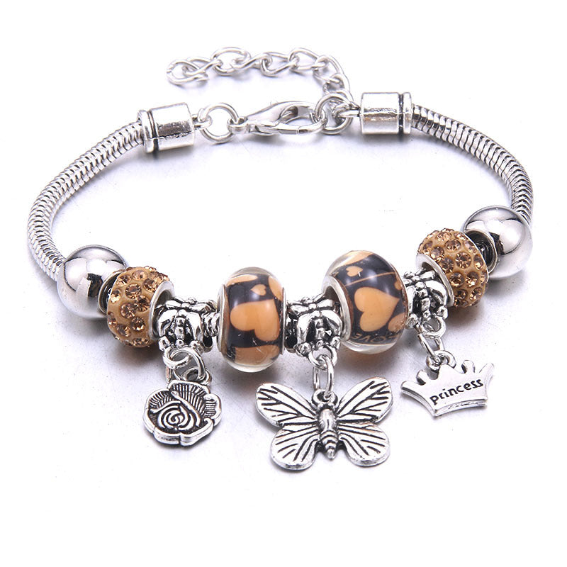 Colorful Personality Crystal String Beads Bracelet