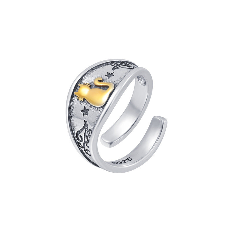 Cute Retro Distressed Chic Ring For Women