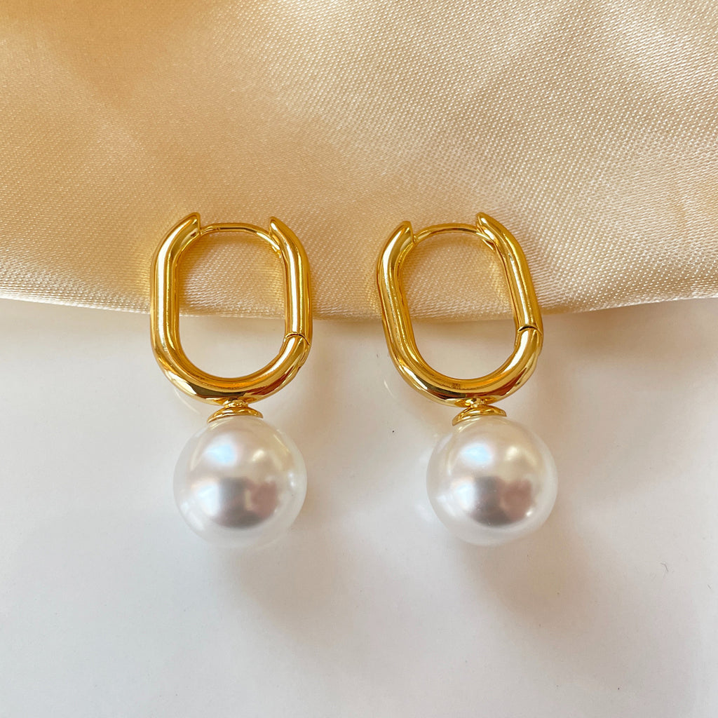 Simple Retro Pearl Earrings For Women