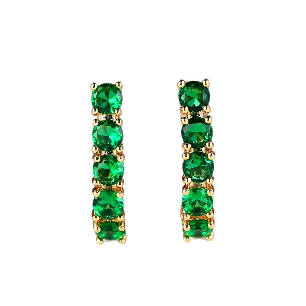 Micro-pave Zircon Ear Clips For Women Niche Minimalist And Versatile
