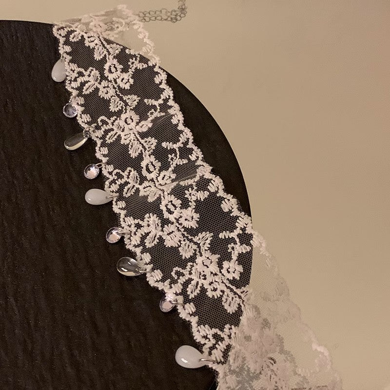 Lace Choker With A Pure Alluring Vibe