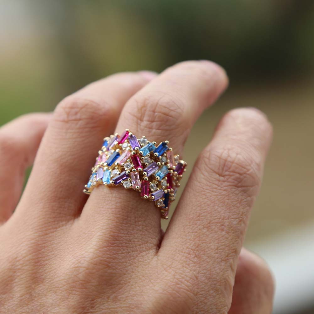 Classic And Versatile European And American-style Women's Wedding Ring Jewelry