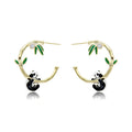 Elegant High End Short Hair Earrings