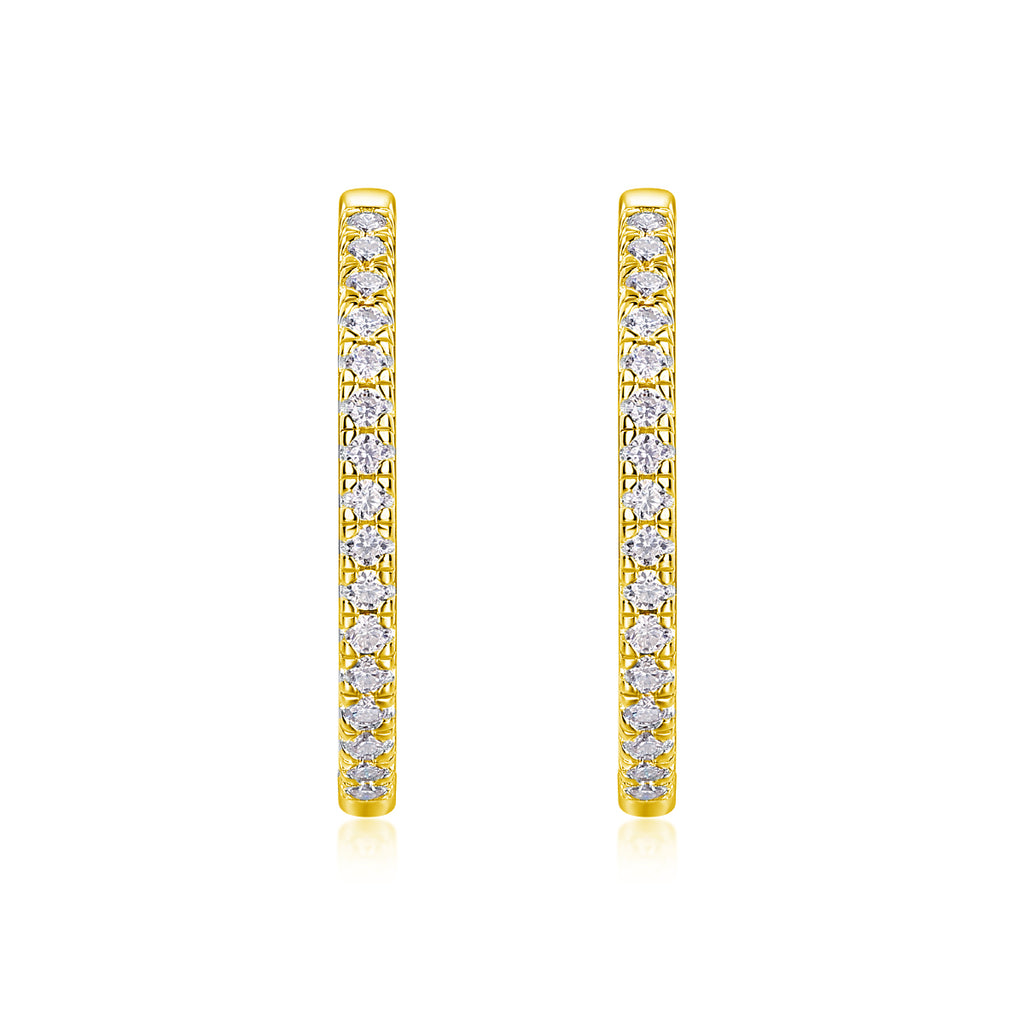 Yuedong Light - Premium Moissanite Luxury Fashion Light Luxury Jewelry Silver Stud Earrings S925 Silver Plated Platinum