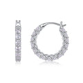 Stars - Top-quality Moissanite Luxury And Fashionable Light Luxury Jewelry Silver Stud Earrings S925 Silver Plated Platinum