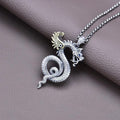 New Wing Dragon Pendant S925 Silver National Trend Personality