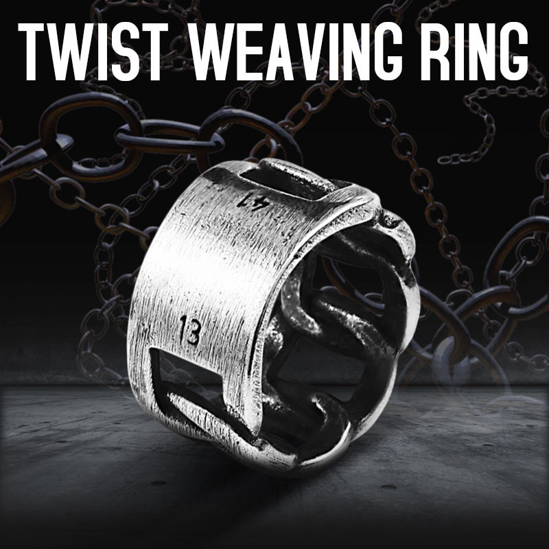 Men's Vintage Creative Stainless Steel Ring