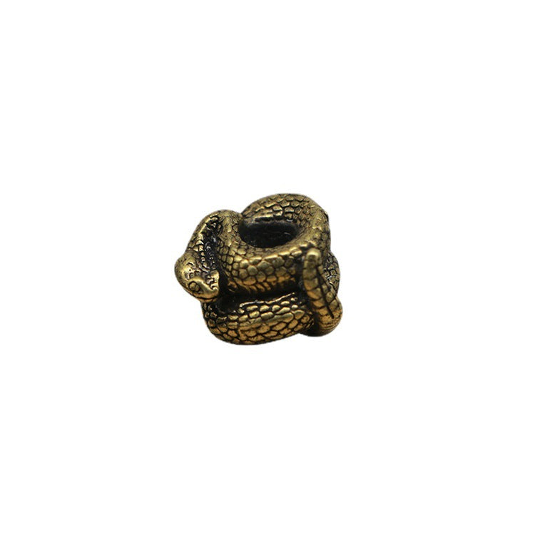 Retro Handmade Brass Creative Snake Spacer Bracelet Accessories