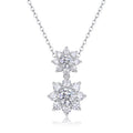 Sunshine Flower Language - A Fashionable And Trendy Necklace Pendant Set With Top-quality Moissanite S925 Silver And Platinum Plating Can Be Tested With A Diamond Pen