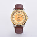 Spiral Double Snap-fastener Stainless Steel Simple Automatic Mechanical Watch