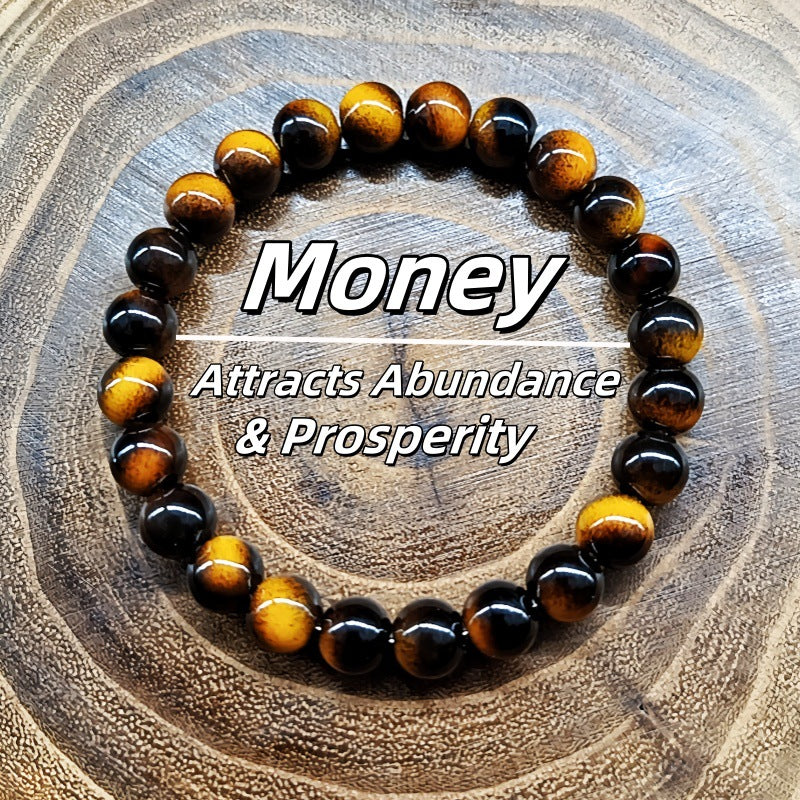 Tigers Eye Stone Bracelet Crystal Bracelet