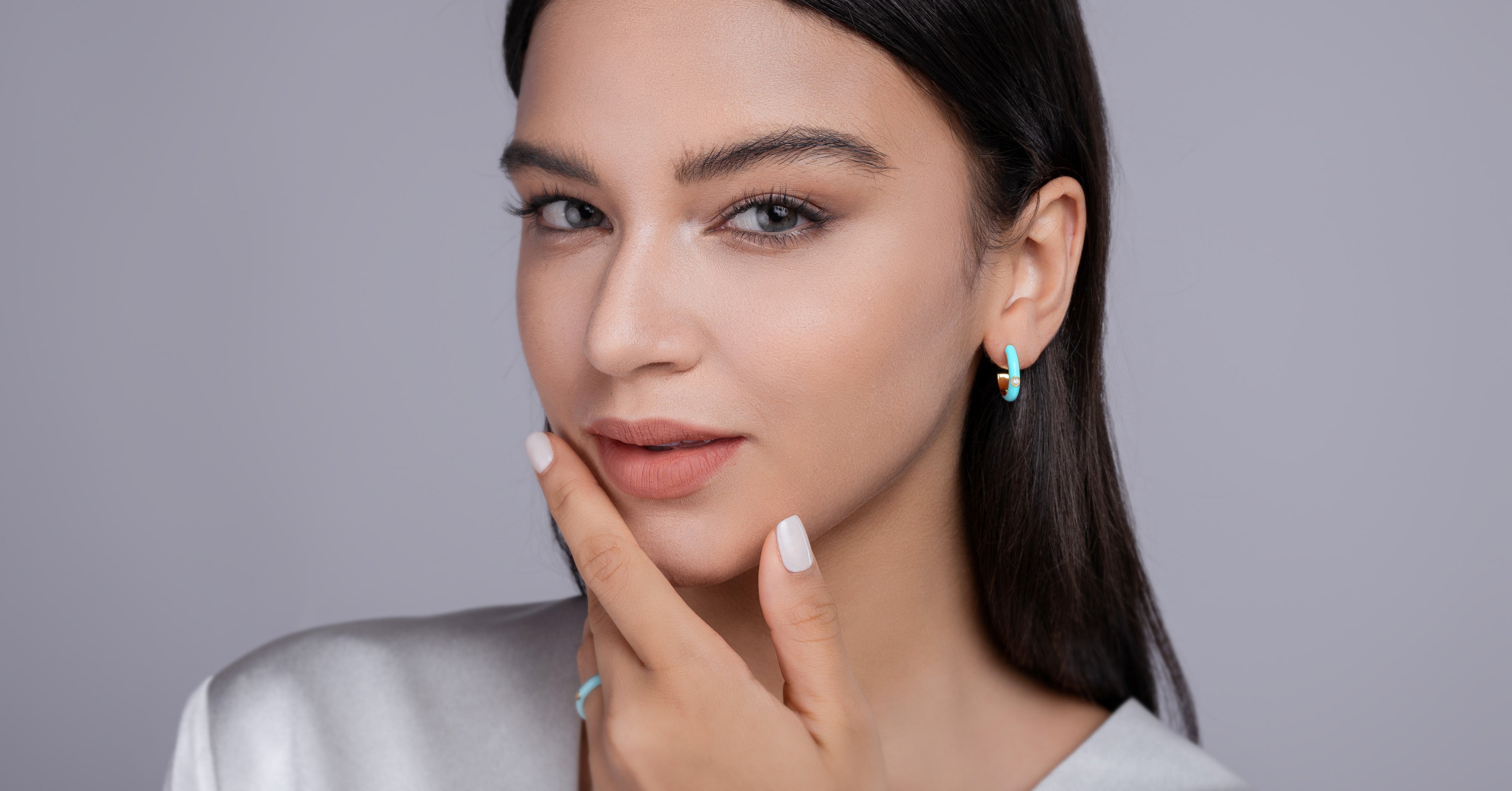 Colorful Imprint - Top-quality Moissanite Luxury Fashion Light Luxury Jewelry Silver Stud Earrings S925 Silver Electroplated Gold