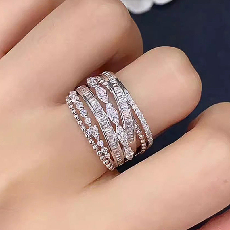 Geometric Design Ring For Women