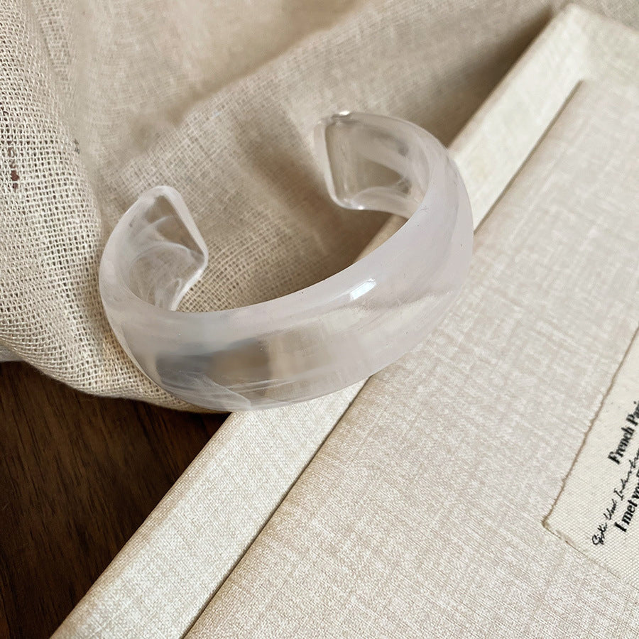 Dopamine-inspired Geometric Resin Bracelet
