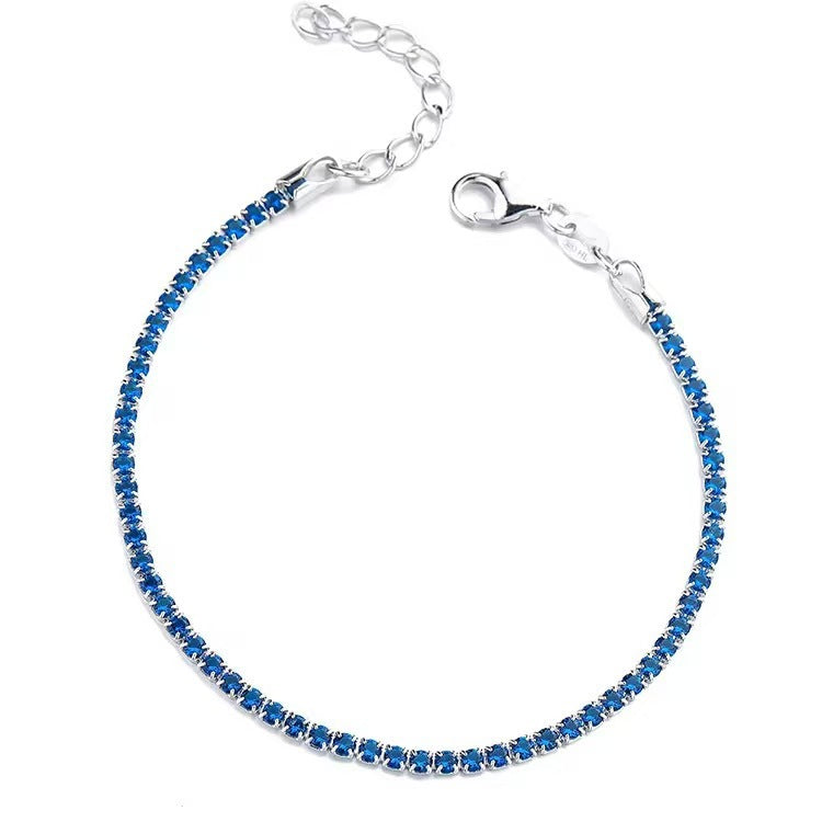 Elegant Full-diamond 12th-birthday Bracelet With A Sophisticated Vibe
