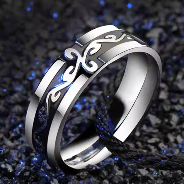 Trendy And Unique Titanium Steel Ring For Singles