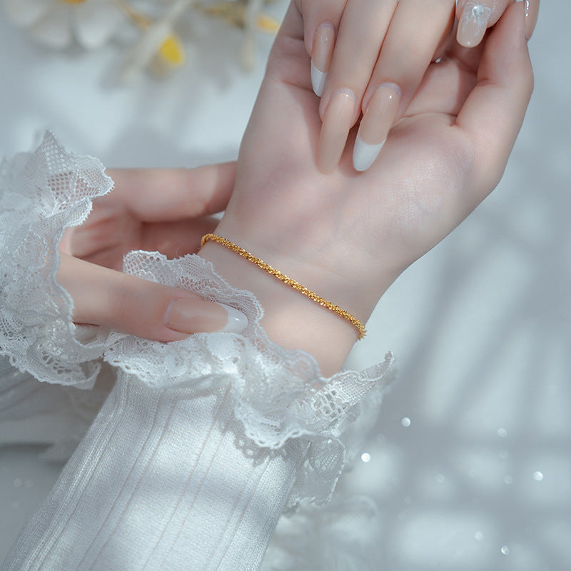 Korean-style Shimmering Light-luxury Bracelet For Women