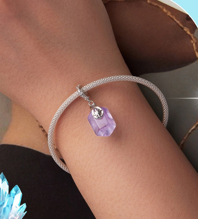 New Energy Amethyst Pendant Charm Elegant