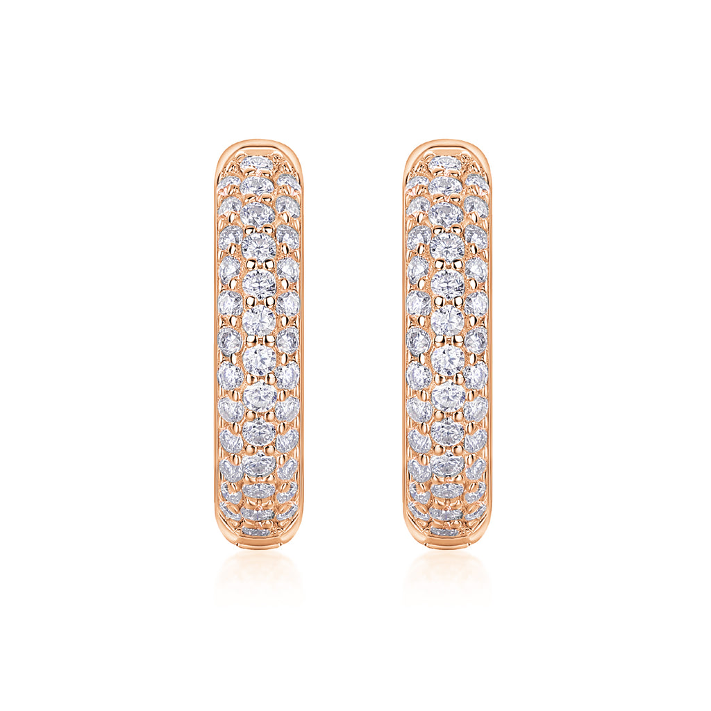Corner Starlight - Premium Moissanite Luxury Fashion Light Luxury Jewelry Silver Stud Earrings S925 Silver Plated Platinum