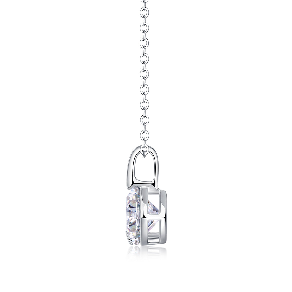 Star Necklace - A Fashionable And Light Luxury Jewelry Pendant Necklace Set With Top-quality Moissanite, S925 Silver Plated Platinum