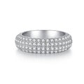 Full-diamond Women's Zircon Ring