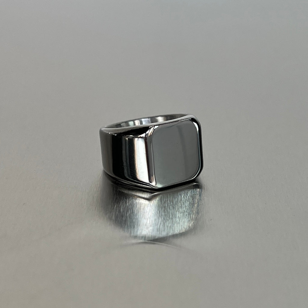 Cool Simple Smooth Plain Ring Titanium Steel