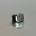 Cool Simple Smooth Plain Ring Titanium Steel
