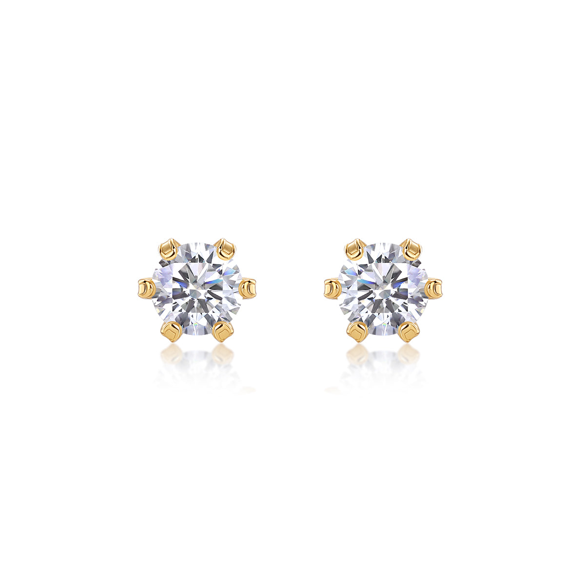 Starlight Solo Dance - Premium Moissanite Luxury Fashion Light Luxury Jewelry Silver Stud Earrings S925 Silver Plated Platinum