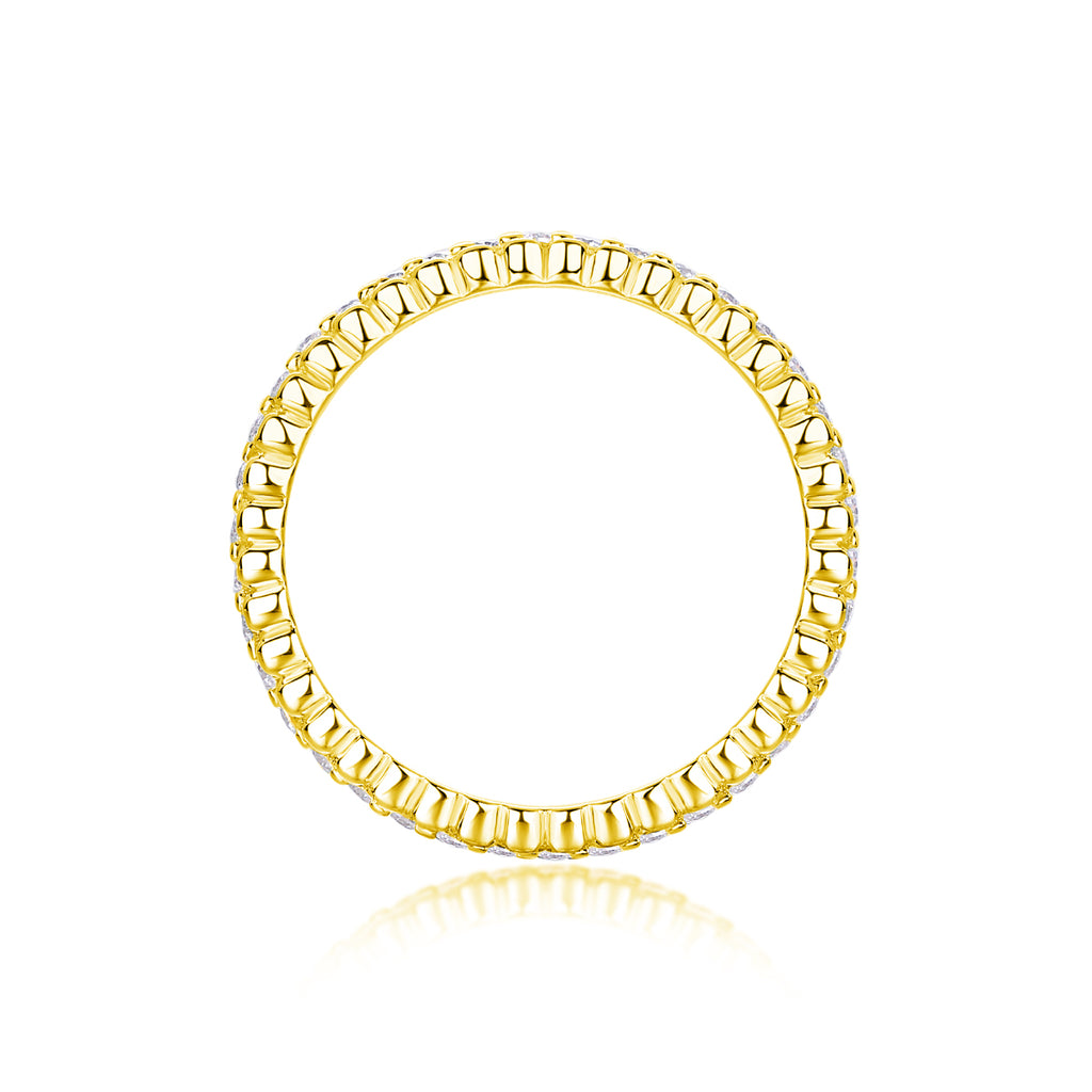 Autumn Stroll - A Wedding Ring Set With Top-quality Moissanite S925 Silver And Platinum-plated Diamond Can Be Tested With A Diamond Pen. The Ring Is In Gold And Rose Gold