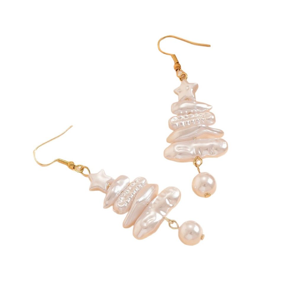 Irregular Christmas Tree Minimalist Earrings For Women