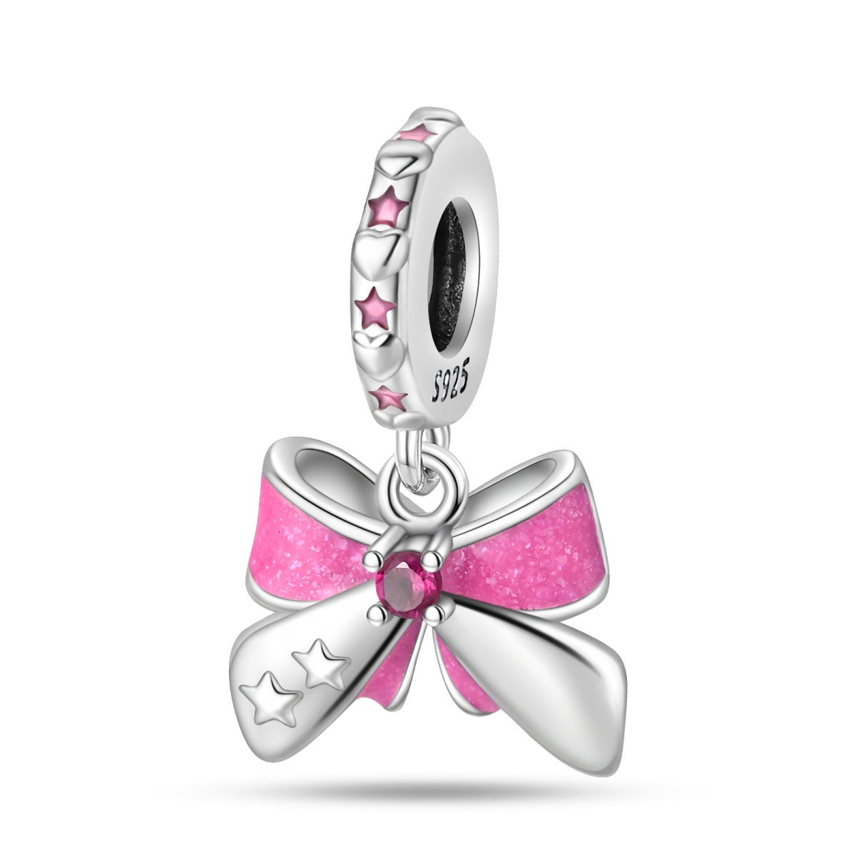 DIY Ornament Accessories Bracelet White Copper Plated 925 Silver Pendant