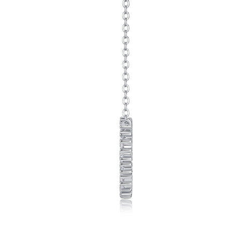 Bibo Necklace - A Fashionable And Light Luxury Jewelry Pendant Necklace Set With Top-quality Moissanite, S925 Silver Plated With Platinum
