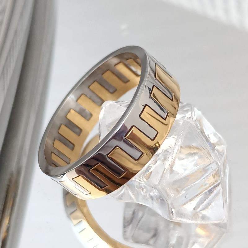 Light-luxury Unisex Plain Ring Made Of Titanium Steel