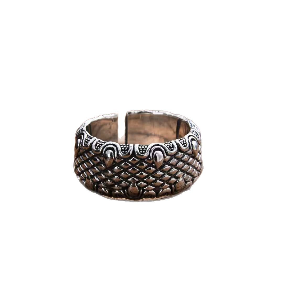 Mens Retro Fashionable Bold Dragon Claw Ring