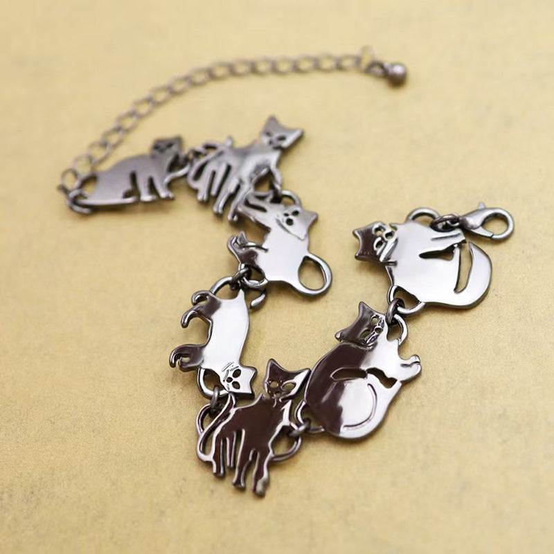 Cute Kitten Fashionable Creative Little Animal Bracelet