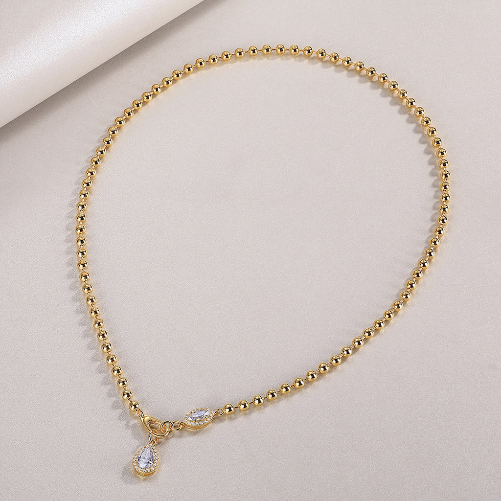 Twilight Orchid - A Fashionable And Trendy Necklace Pendant Set With Top-quality Moissanite S925 Silver And Gold-plated. It Can Be Tested With A Diamond Pen