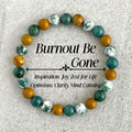 Natural Stone And Wood Bead Bracelet