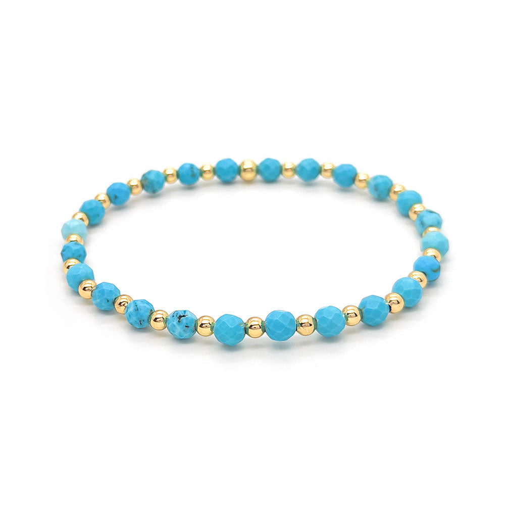 Vintage Turquoise Bead Multi-layered Ethnic-style Braided Bracelet