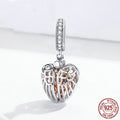 S925 Sterling Silver Scattered Beads Pendant Can Be Opened Forever Family Pendant