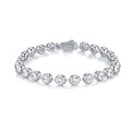 4mm Moissanite Full-Set Light-Luxury Bracelet With A Niche Design