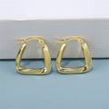 Versatile Triangular Geometric Metal Earrings For Women