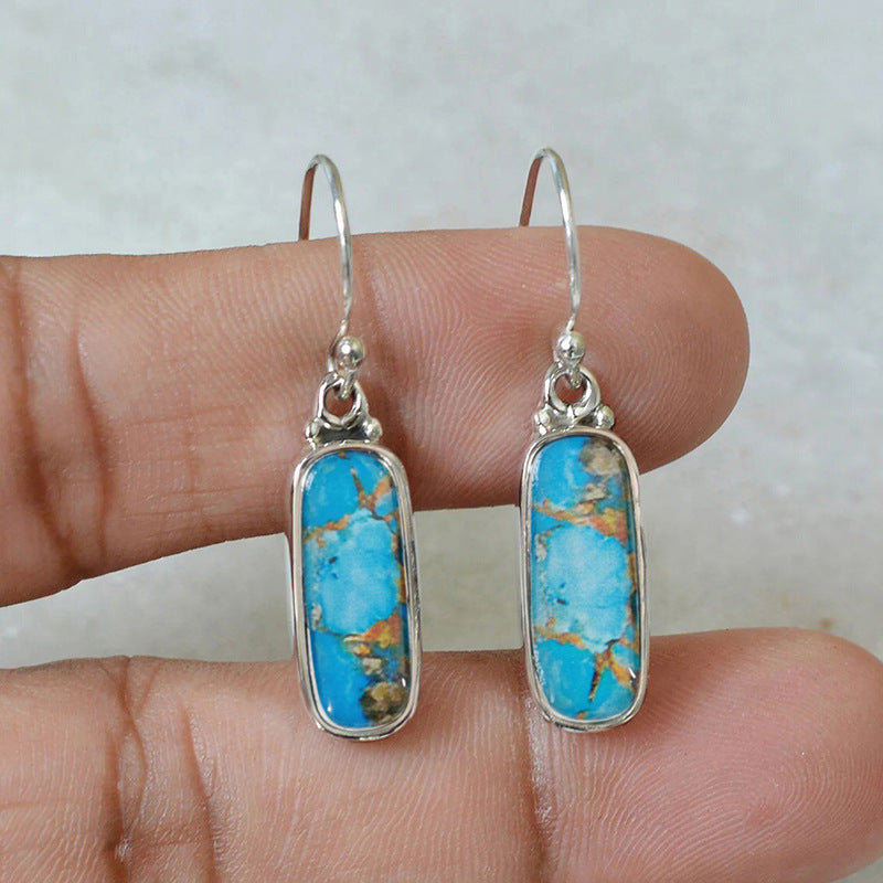 Ethnic-style Marble-look Earrings For Women