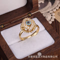 Bold And Dramatic Circular Opening Ring For The Index Finger Designed For Women