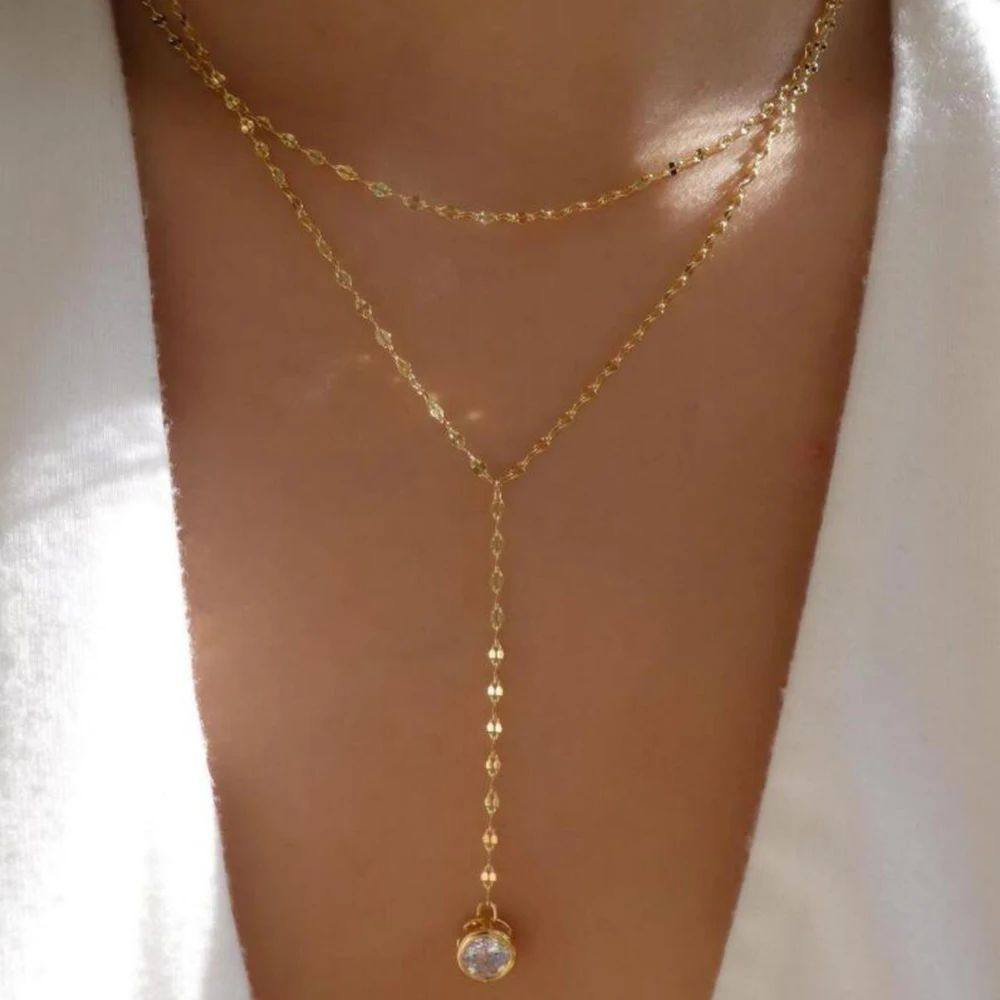 Vintage Gold Multi-style Necklaces For Women