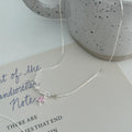 S925 Silver Niche Sweet Color-Diamond Star Collarbone Necklace