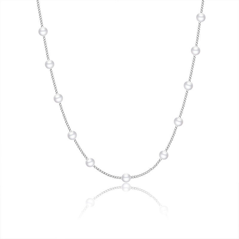 Womens Minimalist Clavicle Necklace Accessory