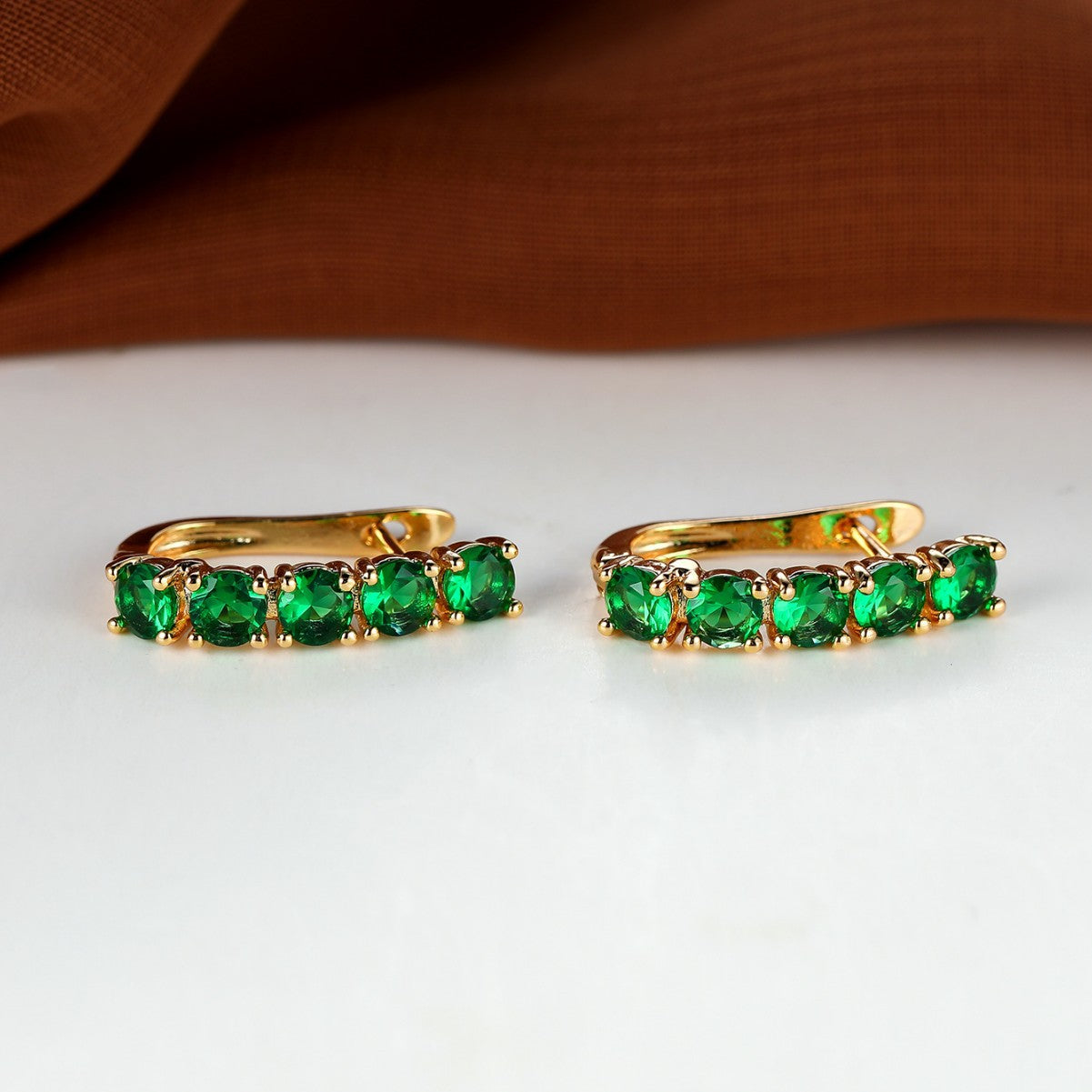 Micro-pave Zircon Ear Clips For Women Niche Minimalist And Versatile