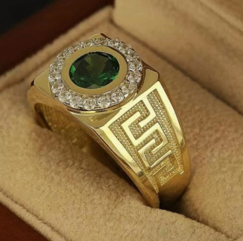 Crown, Lion And Shield Badge Ring