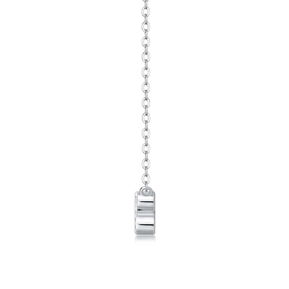 White Dew - Top-quality Moissanite Fashion Light Luxury Jewelry Pendant Necklace S925 Silver Plated Platinum