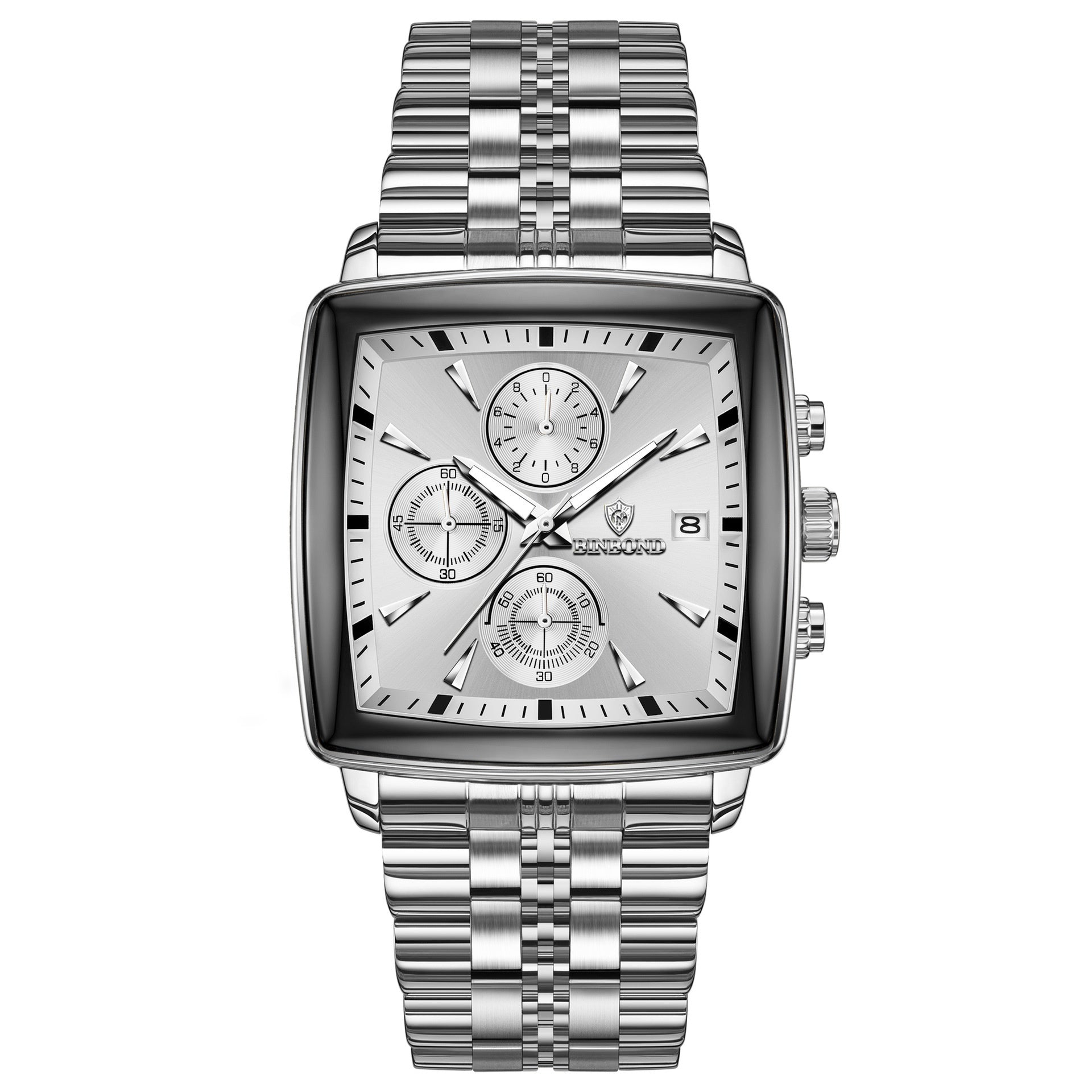Men's Multi-functional Timing Luminous Waterproof Quartz Watch